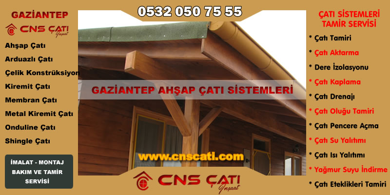 Gaziantep Ahşap Çatı Kaplama