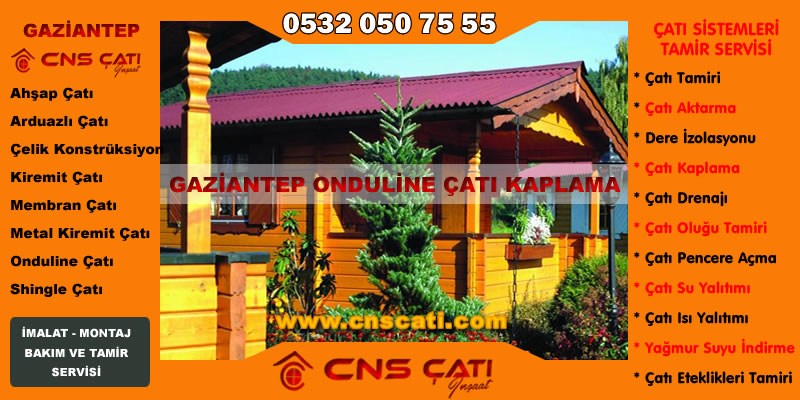 Gaziantep Ondulin Çatı Montajı